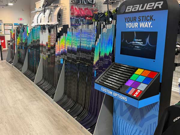 MyBAUER Custom Station at Kevin Smith Sports